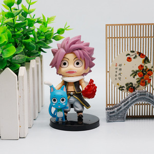 Estatuilla de Manga de 10CM estatuas <span class=keywords><strong>Fairy</strong></span> <span class=keywords><strong>Tail</strong></span> <span class=keywords><strong>Natsu</strong></span> Lucy Erza escarlata gris Fullbuster Figura PVC Anime figura Juguetes - Product Image 4