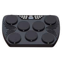Batterie électronique portable en promotion pour enfants et débutants, idéale pour la pratique à domicile, avec tambour jazz à rouleaux et chambre en aluminium pour usage musical