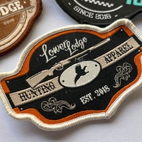 Vente en gros patchs tissés personnalisés patch sur fer personnalisé pour vêtements patchs personnalisés chenille coudre sur pour sweats à capuche, pull