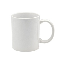 Tasse blanche en céramique personnalisable, 3 pièces, haute qualité, pour café, Sublimation, avec Logo personnalisable, 11oz
