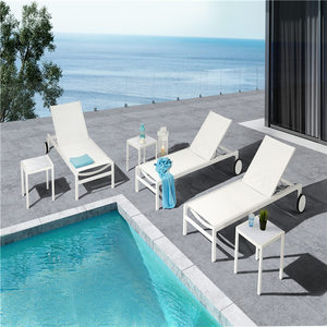 Costura de jardín al aire libre tumbonas de playa sillón reclinable silla piscina plegable al aire libre <span class=keywords><strong>tumbona</strong></span> - Product Image 1