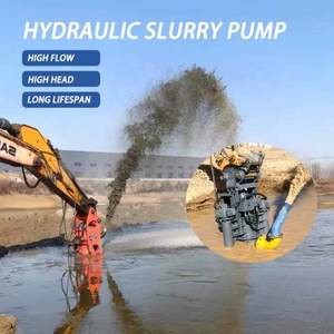 CZME Hish Efficiency Gravel Sand <b>Pump</b> Mining Dredse Excavator Mounted Hydraulic Sand <b>Pump</b> for Port and River Dredgins - Product Image 4