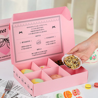 Boîte à biscuits personnalisée avec logo, papier alimentaire, emballage écologique pour boulangerie, personnalisation de cadeaux de mariage, boîtes à desserts