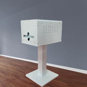 Support d'imprimante photo pour photomaton XINRUIJIA en métal avec alimentation CC, compatible avec les imprimantes <span class=keywords><strong>DNP</strong></span> <span class=keywords><strong>Rx1HS</strong></span> et Hiti 525L, plateau de couverture - Product Image 1