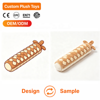 Jouet pour animaux de compagnie en peluche naturelle écologique, personnalisable OEM, en coton PP doux, unisexe, vente en gros, cadeau promotionnel, approvisionnement en vrac pour chats et chiens