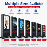 KEINONE - Pantalla Digital para Menús de 43, 50 y 55 Pulgadas, Resistente al Agua, con Sistema Android, para Publicidad en Exteriores, para Restaurantes