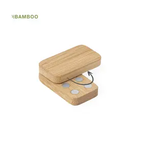 Antistress magnetico in bambù gadget personalizzati - Product Image 1