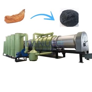 Four de carbonisation de coques de noix de coco en bambou, machine de production de charbon de bois, machine de pyrolyse - Product Image 1