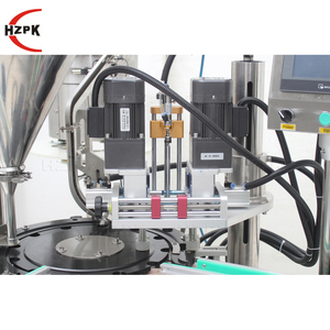 HZPK Full Automatic Monoblock Rotary Auger Powder Filling Capping <b>Machine</b> Line for Vial Electric <b>Coffee</b> Turmeric <b>Small</b> Powder - Product Image 3