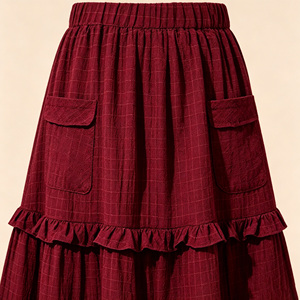 <span class=keywords><strong>Jupe</strong></span> <span class=keywords><strong>longue</strong></span> en soie sur mesure pour femme, collection été 2026 – Élégante, taille haute, pour cocktail, soirée ou invitée de <span class=keywords><strong>mariage</strong></span>, coupe évasée trapèze mi-mollet - Product Image 4