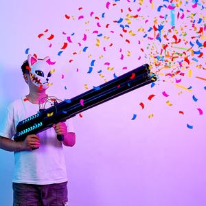 Discothèque fête confettis Machine feu d'artifice électronique Gatling mariage Led jouet papier Boom pulvérisation électrique Streamer confettis pistolet - Product Image 3
