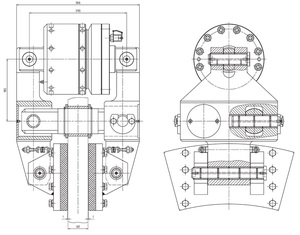 PZ loạt phanh đĩa thủy lực cho SJ Petro, RG Petro, dfxk, bomco, zyt, HH Giàn Khoan và giàn khoan workover - Product Image 3
