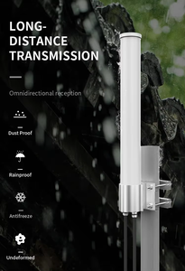 Antena de Fibra de Vidrio O444 de Alta Ganancia 5.8G 10dBi, Punto de Acceso a Internet en Arabia Saudita, Banda Dual Vertical de 50 km y 360 Grados, Antena Wifi O444 - Product Image 4