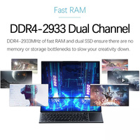 Dual Screen Laptop 16 Inch Lcd + 14.1 Inch Touchscreen Core I9 10e Generatie Gaming Laptop Notebook Computer