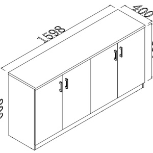 Home/office Furniture Neutral Console Cabinet for <b>Storage</b> - Product Image 3