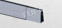 Supports de montage en acier galvanisé pour carport solaire, poteaux de support pour système d'énergie solaire