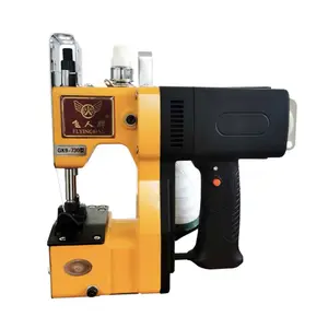 Máquina de coser de mano para bolsas tejidas/Máquina DE COSER portátil para bolsas pequeñas con corte automático