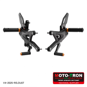 Para Ducati Panigale V4S 2025: Conjunto de Reposapiés Delantero Elevado Modificado <span class=keywords><strong>MOTO</strong></span> TRON - Product Image 6