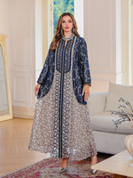 Robe longue Abaya pour femmes de Dubaï, Caftan décontracté à sequins, Jalabiya, Robe arabe pour mariages, fêtes, Aïd, Ramadan, Vestidos Caftan
