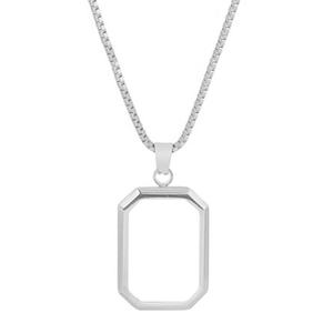 Collier personnalisé en acier inoxydable pour sublimation, bijoux colorés à personnaliser, pendentif pour impression à chaud - Product Image 4