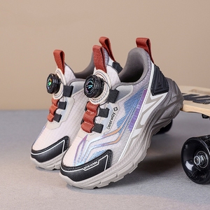 Autumn <strong>2026</strong> Kids Sports <strong>Basketball</strong> <strong>Shoes</strong> Light-weight Breathable Rotate Button Children Casual <strong>Shoes</strong> Sneaker - Product Image 4