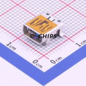 U-M-10DS-W-1 USB Connector SMD Connector Mini-A Horizontal Mount 10P 1 - Product Image 1