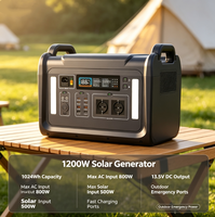 Panneau solaire à charge rapide 100W, Station LiFePO4 K2400 128Wh 40000mAh 12V 10A avec sortie onde sinusoïdale pure pour VR, CPAP, camping, ordinateurs portables