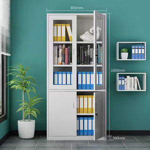 ארון תיוק גדול עם תאים העליונים והתחתון עבור קבצים ואספקה - Product Image 4