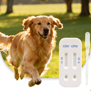 Kit de test rapide 2-en-1 pour maladies canines : CDV et CPIV (Virus de <span class=keywords><strong>la</strong></span> <span class=keywords><strong>maladie</strong></span> de Carré et Virus de <span class=keywords><strong>la</strong></span> parainfluenza canine) - Product Image 1