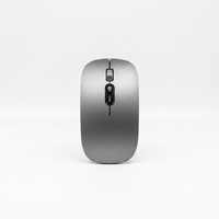Souris sans fil ergonomique optique USB à 5 boutons avec chargement silencieux et design lumineux pour usage au bureau