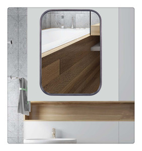 Miroir mural en métal doré vintage de haute qualité grande longueur avec design en arc décor de chambre forme rectangle disponible en gros - Product Image 4