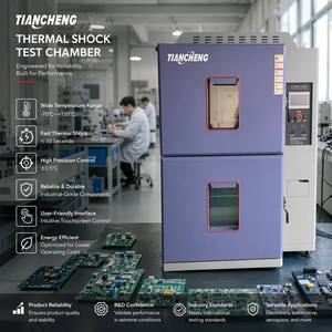 Chambre de choc thermique programmable à 2 zones (-70°C à 150°C) avec écran tactile PLC - Product Image 4