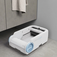 Bac à litière pour chat de grande capacité avec fonction de nettoyage facile, design semi-fermé avec accessoires métalliques