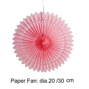 EASTTERN PARTY Kit de fête de qualité supérieure Éventail en papier boule en nid d'abeille <span class=keywords><strong>Guirlande</strong></span> à pampilles et banderoles en papier crêpe pour mariage et anniversaire - Product Image 4