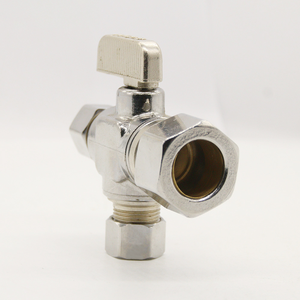 Robinet à boisseau sphérique à 3 voies en laiton chromé, cartouche de réduction de débit Variflow, robinet à aiguille ThermoShield résistant aux hautes températures pour la vapeur - Product Image 3