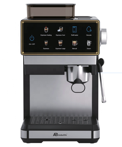 Anbolife Italian Professional <strong>SemiAutomatic</strong> Smart Espresso <strong>Coffee</strong> <strong>Maker</strong> With Auto-stamping and Grind <strong>Coffee</strong> Bean Stainless Steel - Product Image 5