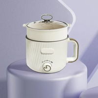 Meilleure Vente : Marmite Électrique 1,8 L avec Contrôle Numérique de la Température, 600 W, Multifonction, Petite Capacité pour Dortoir et Usage Domestique