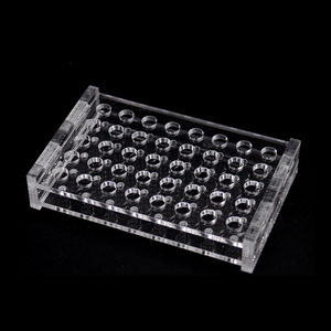 Tianlian 2 10 15ml santrifüj Test tüpü pleksiglas tutucu destek şeffaf akrilik cam Test tüpü tutucu 3 6 8 12 24 48 96 delik - Product Image 6