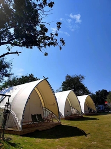 Outdoor <b>Glamping</b> Luxury Hotel <b>Tent</b> Waterproof Camping Resort <b>Tent</b> With Bedroom Sailing Shape Restaurant <b>Tent</b> C300 <b>Tent</b> C3 - Product Image 6