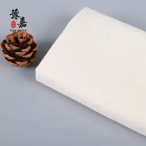 Usine chinoise en gros plaine greige 225gsm gris 8oz tissu de toile de canard imperméable pour chaussures tabliers