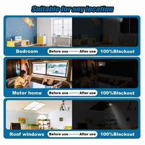 Materiale temporaneo oscurante 100%, senza <span class=keywords><strong>tende</strong></span> <span class=keywords><strong>da</strong></span> trapano <span class=keywords><strong>tende</strong></span> oscuranti facile <span class=keywords><strong>da</strong></span> attaccare sulle finestre <span class=keywords><strong>per</strong></span> <span class=keywords><strong>camera</strong></span> <span class=keywords><strong>da</strong></span> <span class=keywords><strong>letto</strong></span> soppalco - Product Image 3