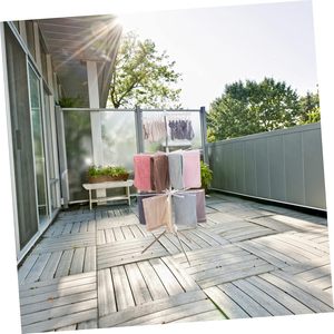 Porte-vêtements métallique à trois tringles en promotion pour armoire et présentation en salon - Product Image 2