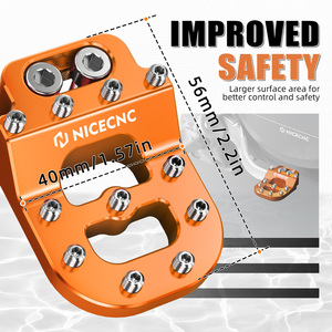 NiceCNC pour 2012-2023 KTM <span class=keywords><strong>690</strong></span> <span class=keywords><strong>Enduro</strong></span> R <span class=keywords><strong>690</strong></span> SMC R plaquette de pointe de pédale de frein étagée pour KTM 790 890 Adventure/R 2019-2021 <span class=keywords><strong>2022</strong></span> 2023 - Product Image 4