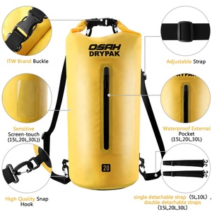 ในสต็อก PVC 15L กระเป๋ากันน้ําว่ายน้ํากระเป๋าทะเล - Product Image 3