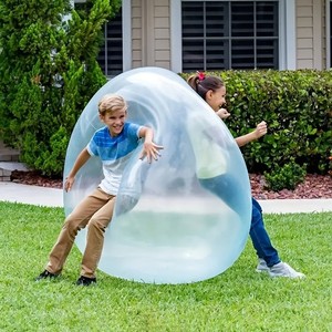 Ballon à bulles d'été, jouet amusant, ballon en caoutchouc souple gonflable, ballon de plage en gelée, pour fête en plein air ou en intérieur, ballon à bulles rempli d'eau - Product Image 1