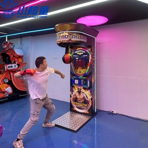 Nouvelle machine de boxe : Machine de jeu d'arcade de frappe/de <span class=keywords><strong>coup</strong></span> de pied à monnayeur, Dragon Fist, pour la gestion des tensions et la mesure de la force - Product Image 4