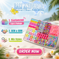Set de Accesorios para el Cabello para Niñas, Pinzas, Lazos Elásticos de Tela con Estrellas Multicolores, Venta al Por Mayor, Personalizables