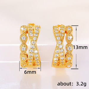 Orecchini a Cerchio Mini Rotondi per Donne, Accessori per Orecchie Semplici e alla Moda per Uso Quotidiano, Outfit Casual e Regalo - Product Image 4