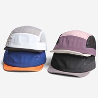 Sombrero de red de verano, gorra de alero corta transpirable de secado rápido, gorra de béisbol suave de Color Retro, gorra impermeable para deportes al aire libre
