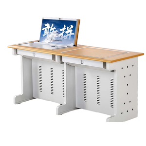 Modern <strong>Metal</strong> <strong>Flip</strong> <strong>Computer</strong> Desk for School Classroom Conference <strong>Room</strong> or Workshop Multimedia Training and Study <strong>Table</strong> - Product Image 6